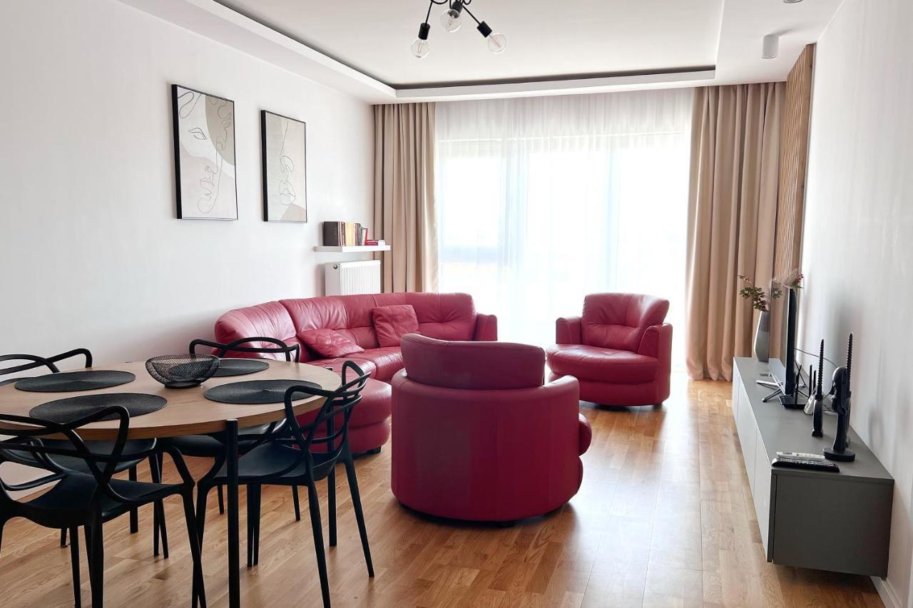 Capital Towers - Red Z Widokiem Na Panorame Miasta I Rzeke Apartment